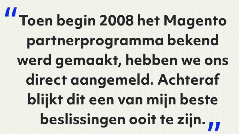 15 jaar Magento partner: terugblik met Falco van der Maden