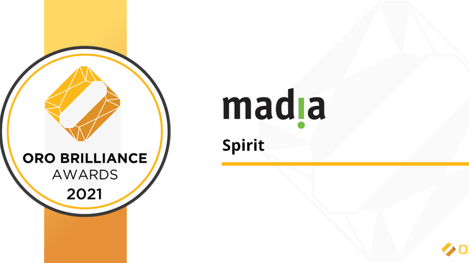 Madia wint Oro Brillance Award