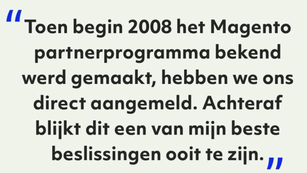 15 jaar Magento partner: terugblik met Falco van der Maden